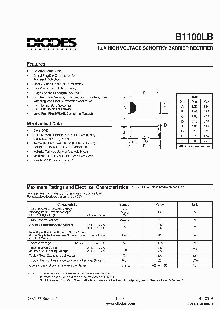 B1100LB-13-F_605227.PDF Datasheet