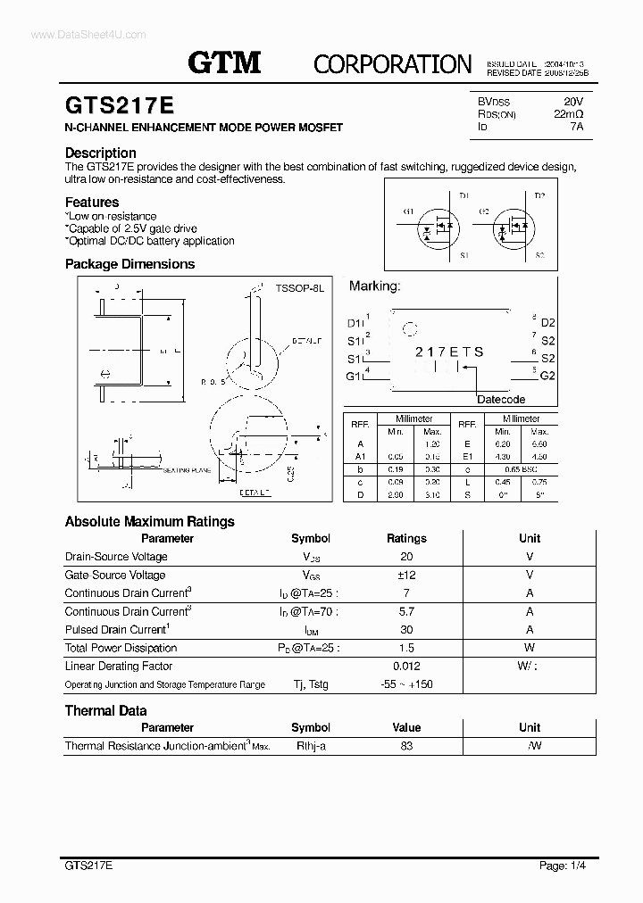 GTS217E_559922.PDF Datasheet