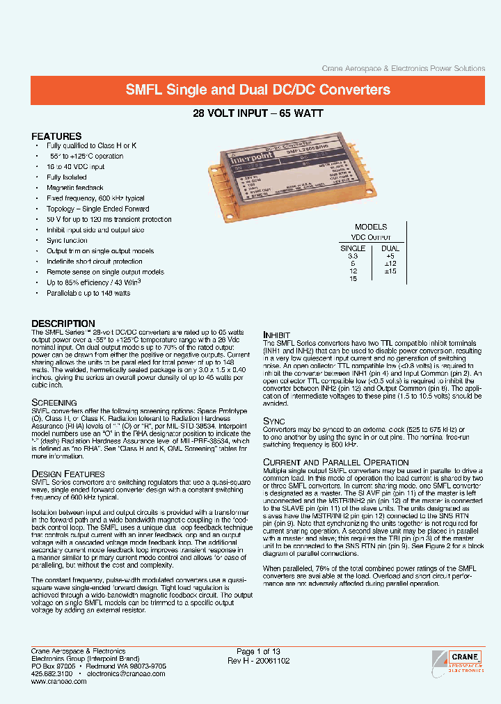 SMFL2805DHO_610603.PDF Datasheet