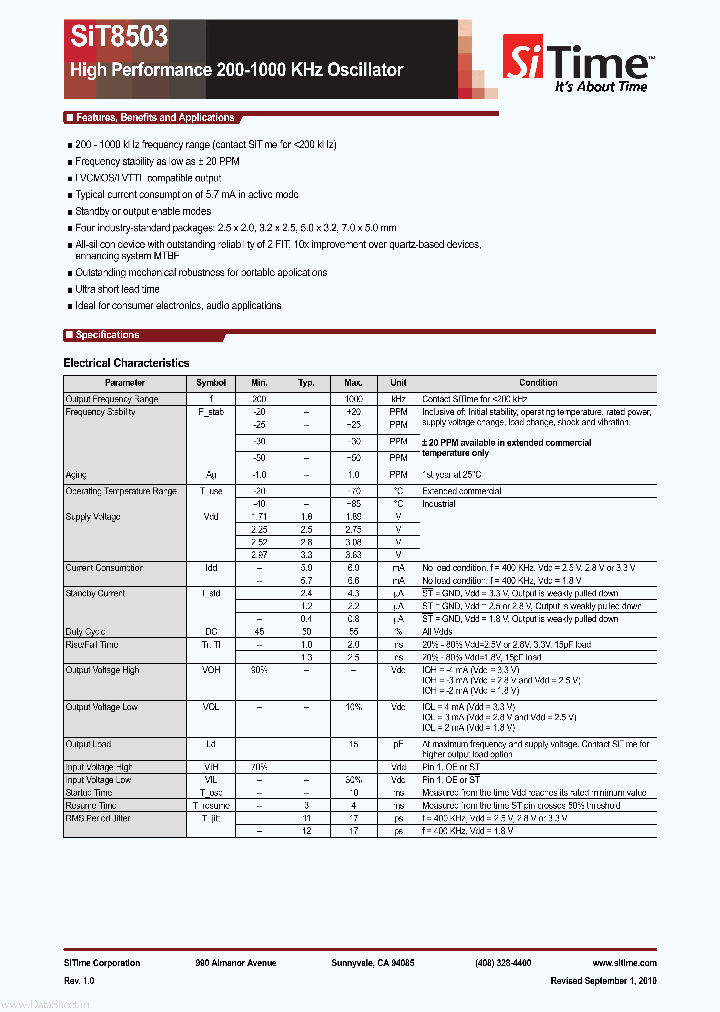 SIT8503_564732.PDF Datasheet
