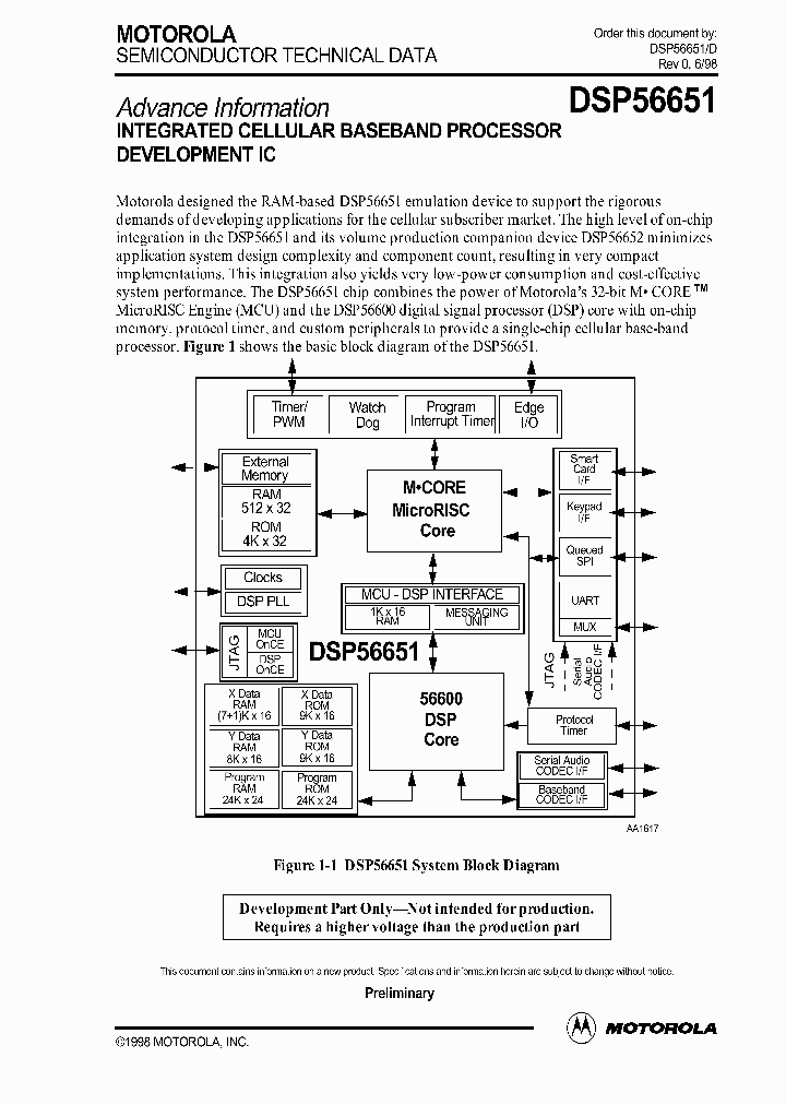 DSP56651DS_733059.PDF Datasheet