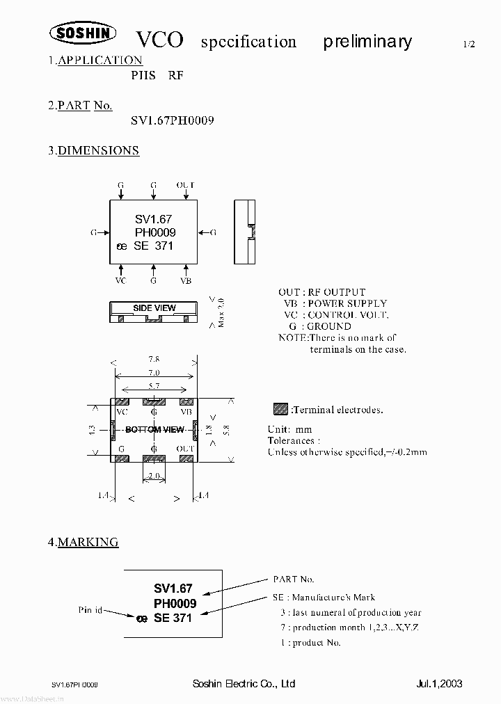 SV167PH0009_566589.PDF Datasheet