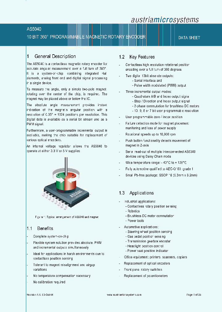 AS5040_612788.PDF Datasheet