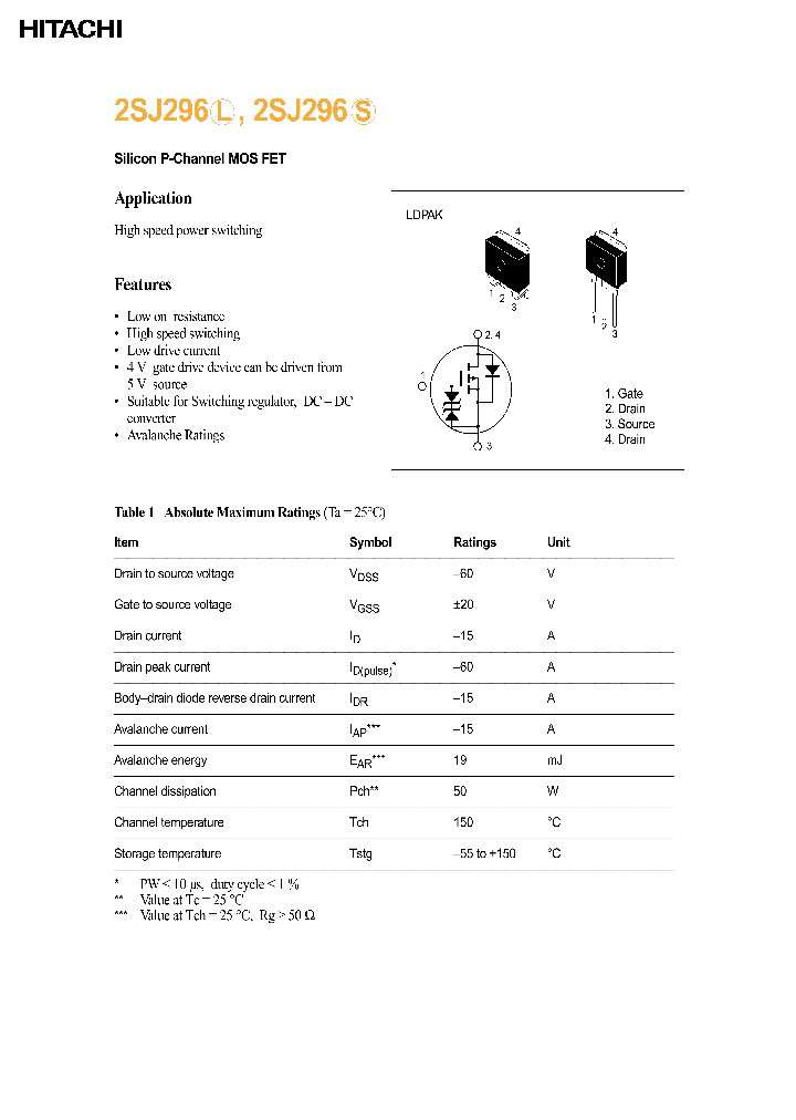 2SJ296L_619733.PDF Datasheet