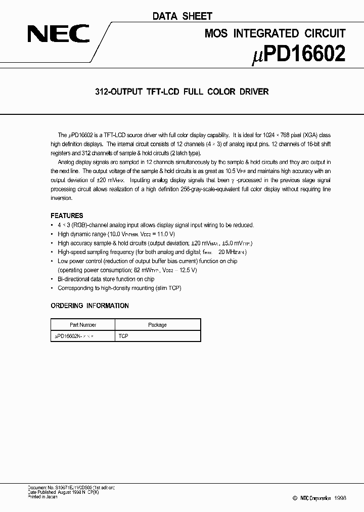 UPD16602N-XXX_736457.PDF Datasheet
