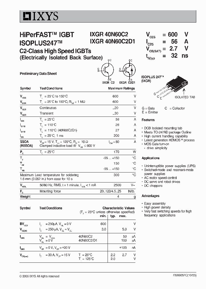 IXGR40N60C2_621720.PDF Datasheet