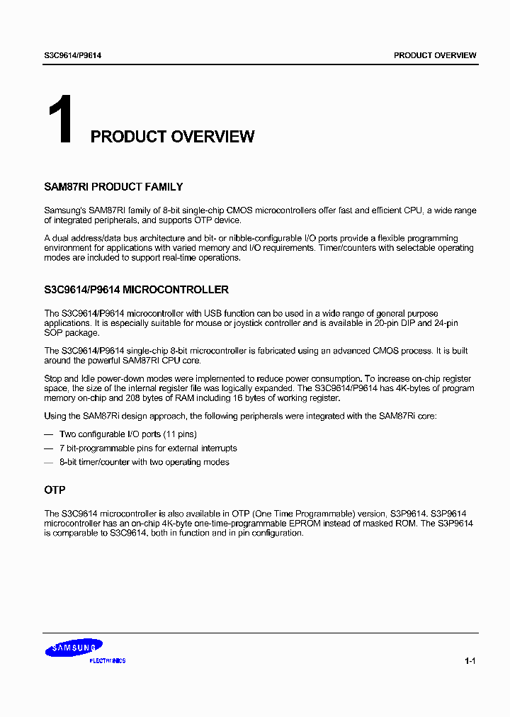 S3C9614_622918.PDF Datasheet