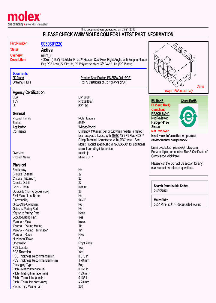 39-30-1220_951067.PDF Datasheet