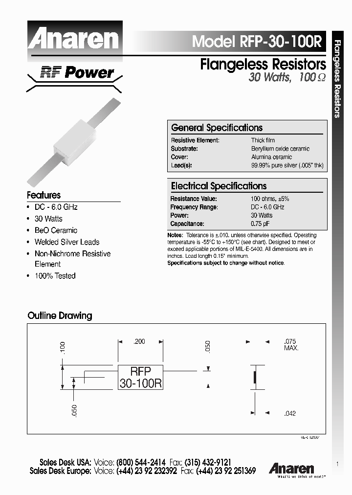RFP-30-100R_951114.PDF Datasheet