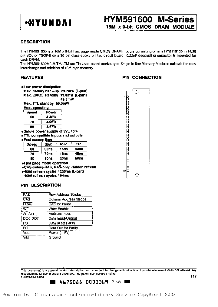 HYM591600LM-60_628251.PDF Datasheet