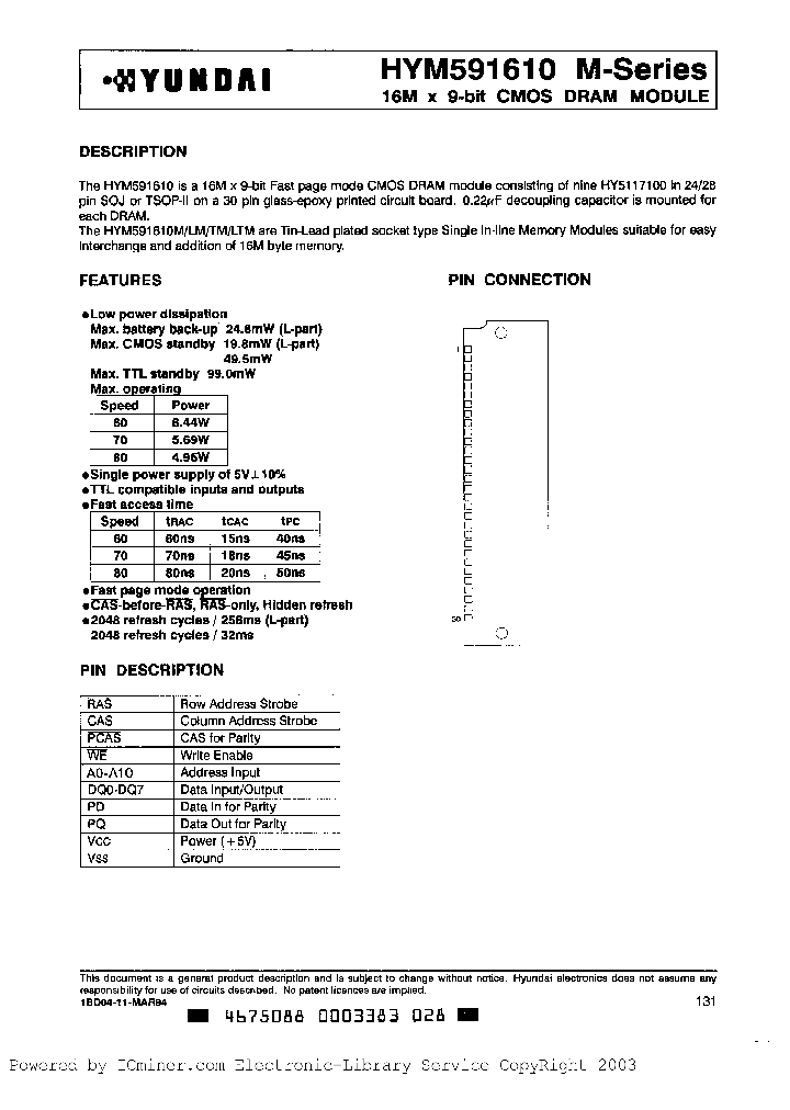 HYM591610LM-60_628252.PDF Datasheet