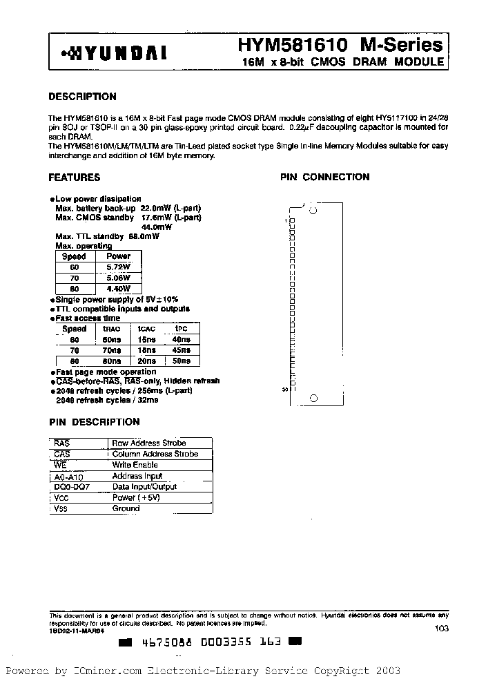 HYM581610LM-70_628329.PDF Datasheet
