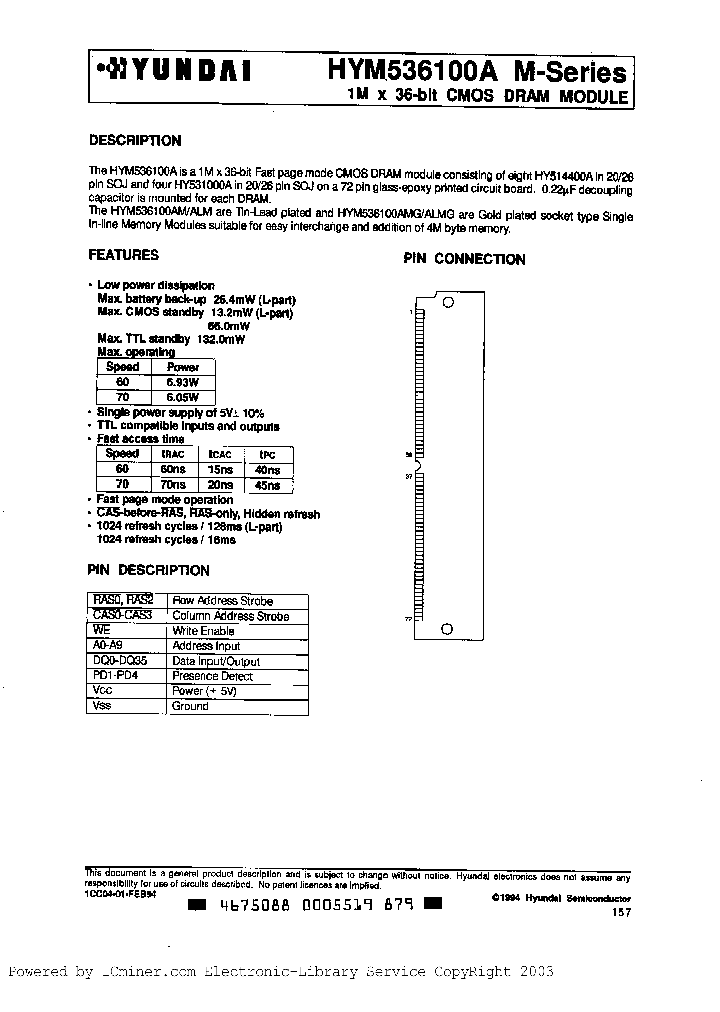 HYM536100ALM-70_628336.PDF Datasheet