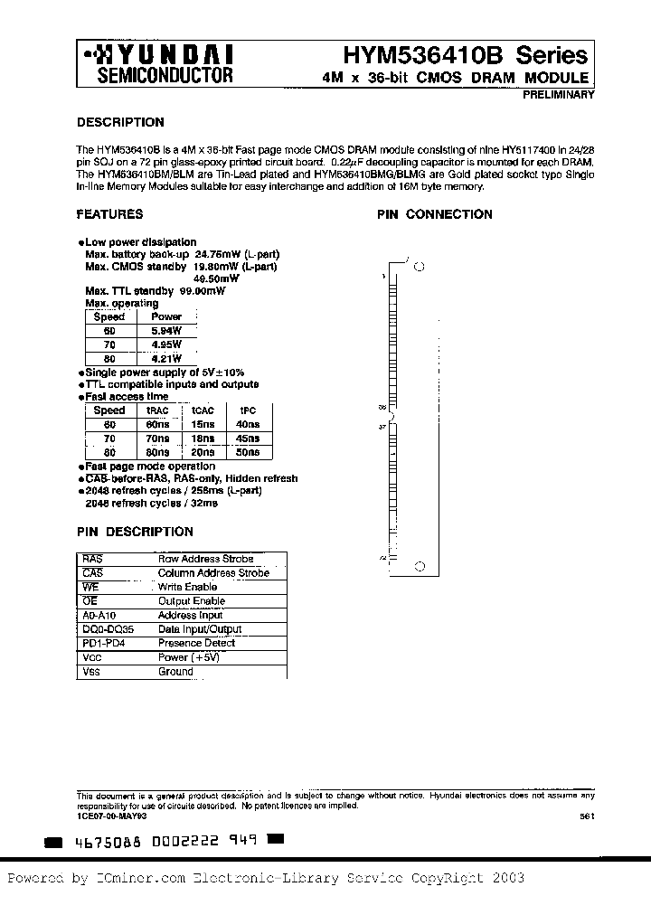 HYM536410BLM-80_628460.PDF Datasheet