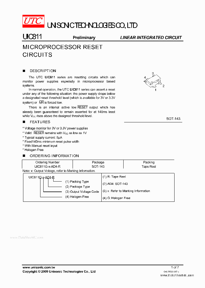 UIC811_601340.PDF Datasheet