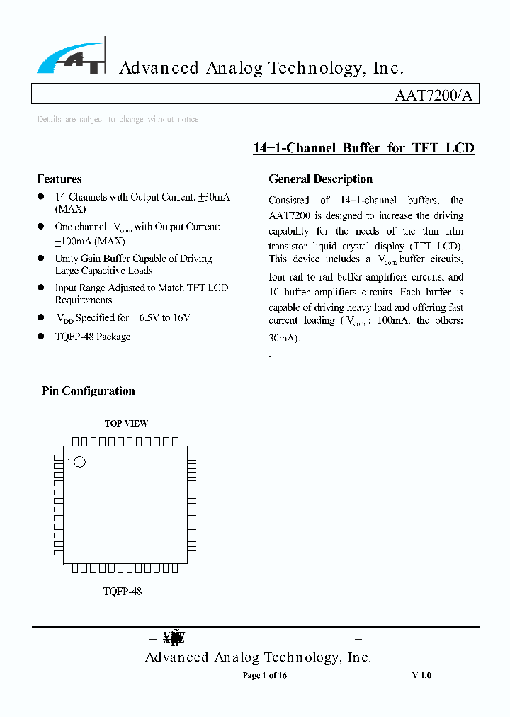 AAT7200-T3-T_629010.PDF Datasheet