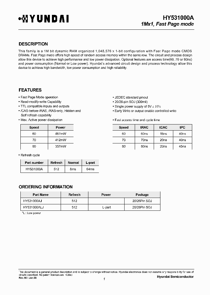 HY531000ALJ-80_629234.PDF Datasheet