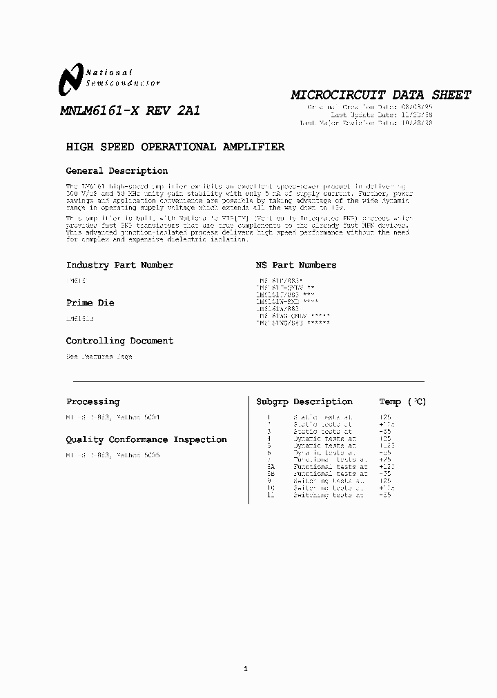 LM6161E883_629581.PDF Datasheet