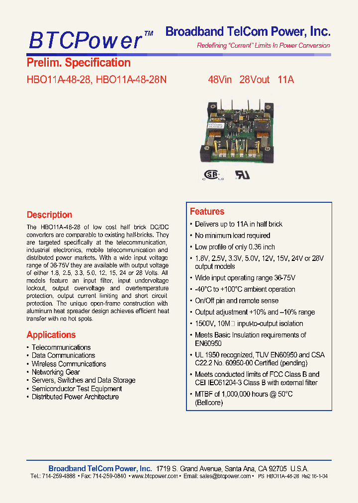 HBO11A-48-28N_957570.PDF Datasheet