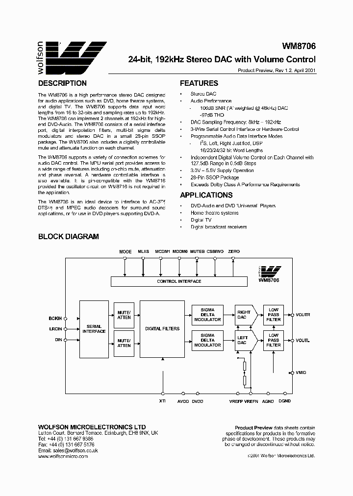 XWM8706EDS_614146.PDF Datasheet