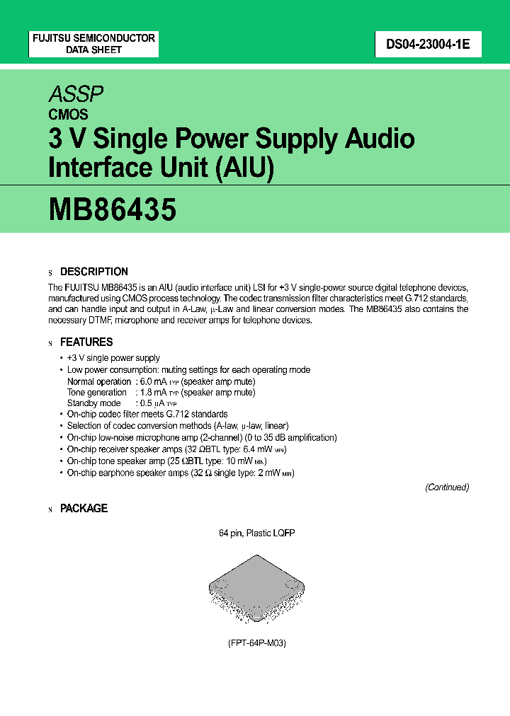 MB86435PFV_960852.PDF Datasheet