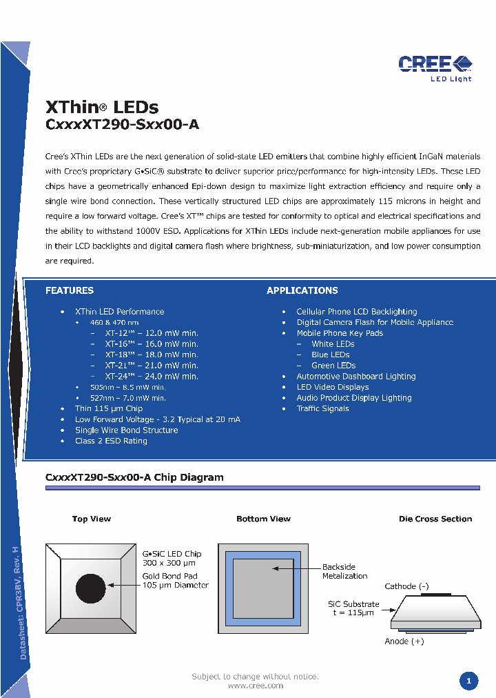 C527XT290-S0100-A_631539.PDF Datasheet