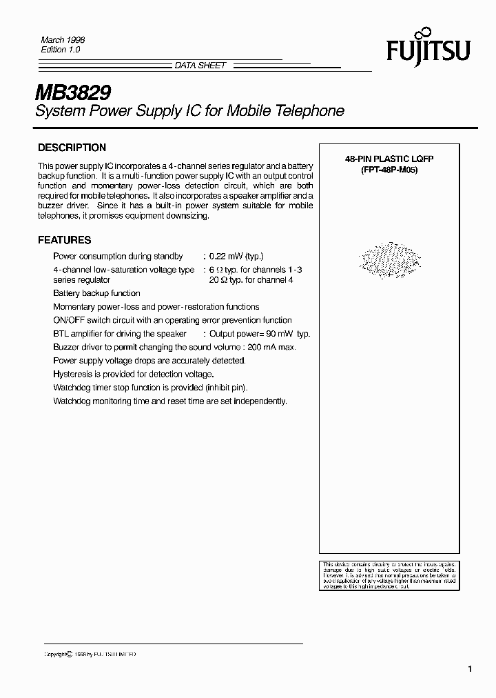 MB3829_962825.PDF Datasheet
