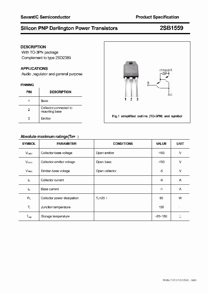 2SB1559_641723.PDF Datasheet