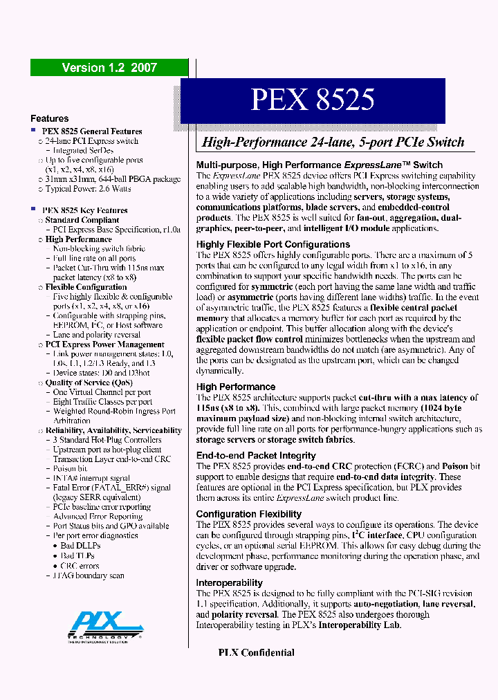 PEX8525-AARDK_634418.PDF Datasheet