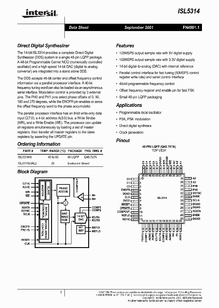 ISL5314_788815.PDF Datasheet