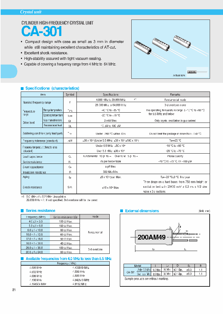 CA-301_637579.PDF Datasheet