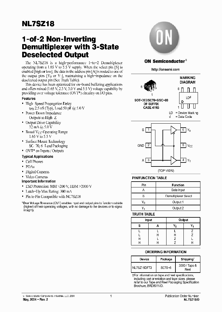 NL7SZ18_800342.PDF Datasheet