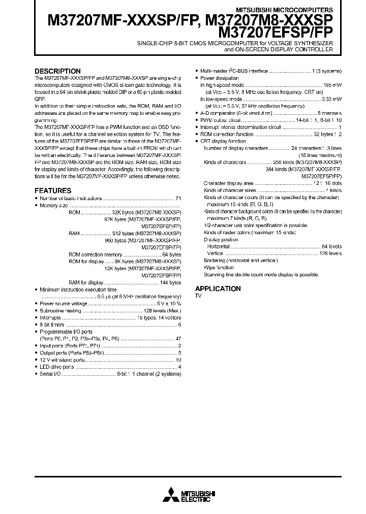 M37207MF-106FP_814790.PDF Datasheet