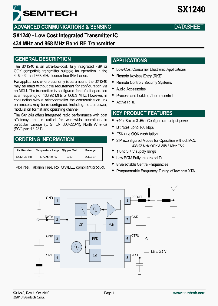 SX1240_974447.PDF Datasheet