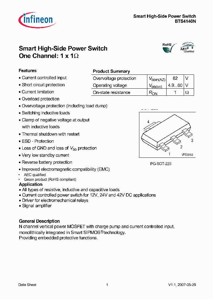 BTS4140N07_975518.PDF Datasheet