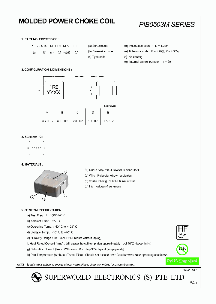 PIB0503MR47MN_975527.PDF Datasheet