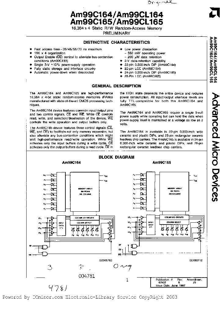 AM99C164-45BXC_640417.PDF Datasheet