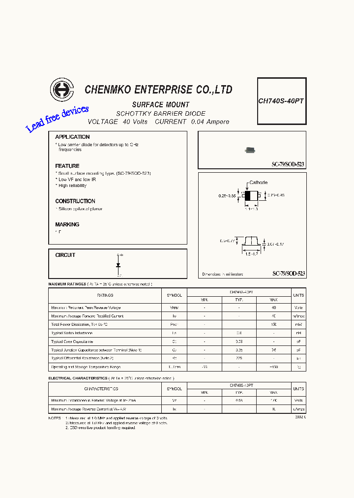 CH740S-40PT_977285.PDF Datasheet