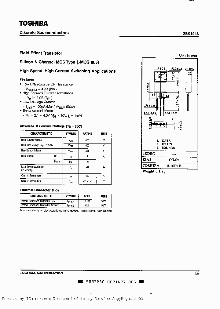 2SK1913_640701.PDF Datasheet