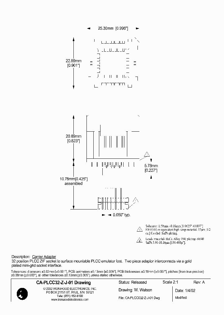 CA-PLCC32-Z-J-01_980110.PDF Datasheet