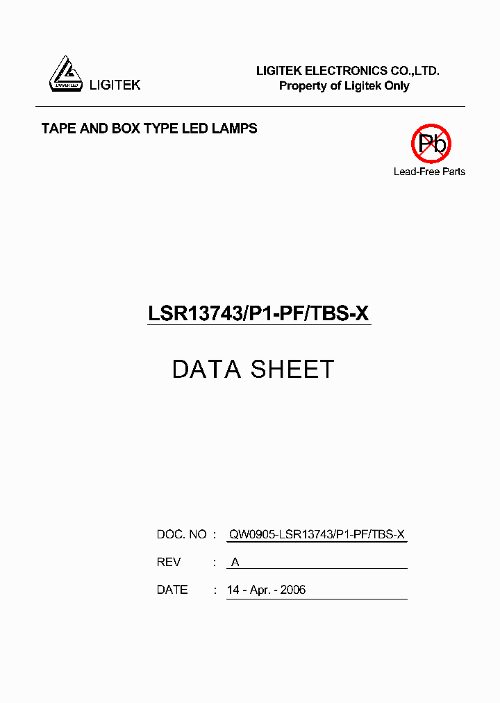 LSR13743-P1-PF-TBS-X_985507.PDF Datasheet