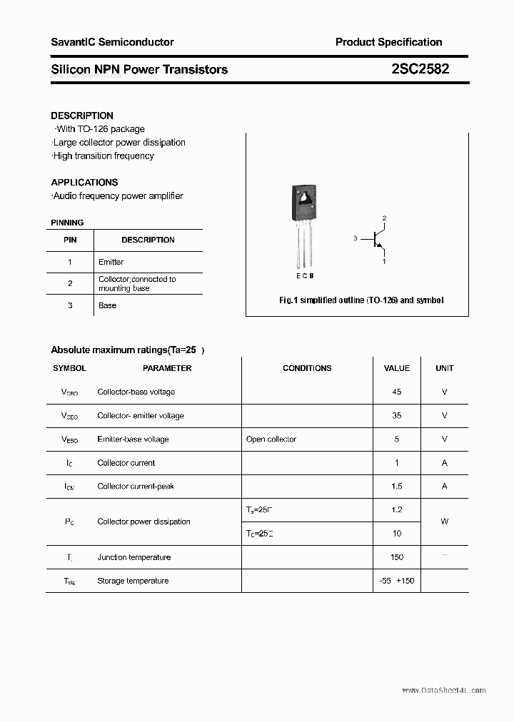 2SC2582_691156.PDF Datasheet