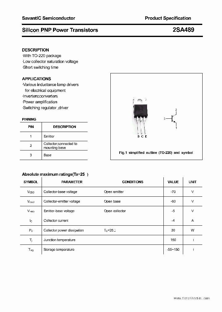 2SA489_691040.PDF Datasheet