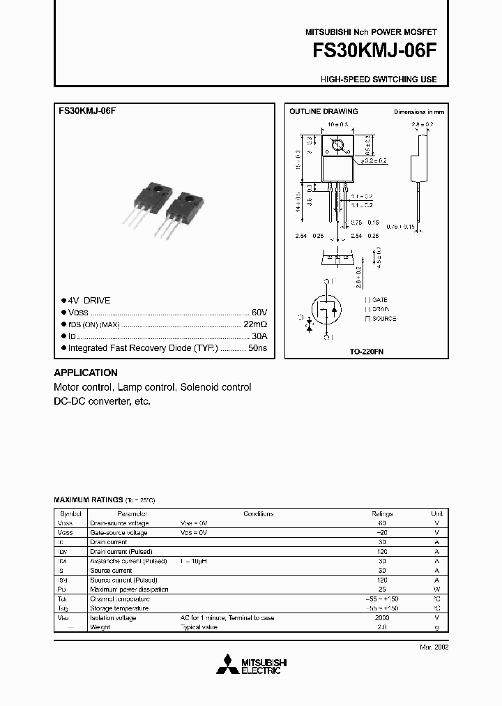 FS30KMJ-06F_895722.PDF Datasheet