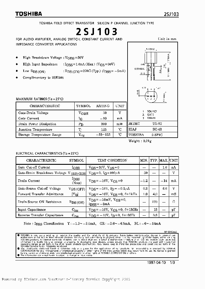 2SJ103Y_642142.PDF Datasheet