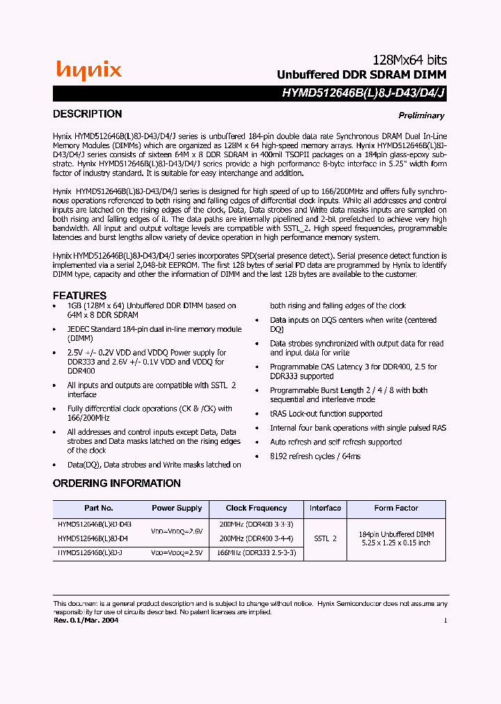 HYMD512646BL8J-J_895836.PDF Datasheet
