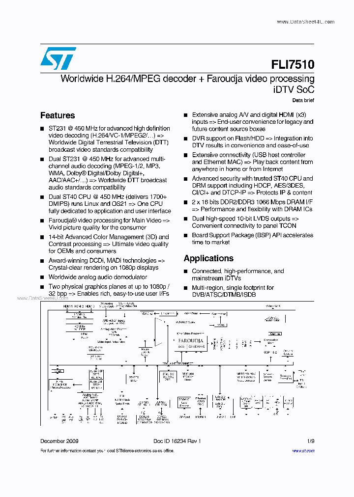 FLI7510_695582.PDF Datasheet