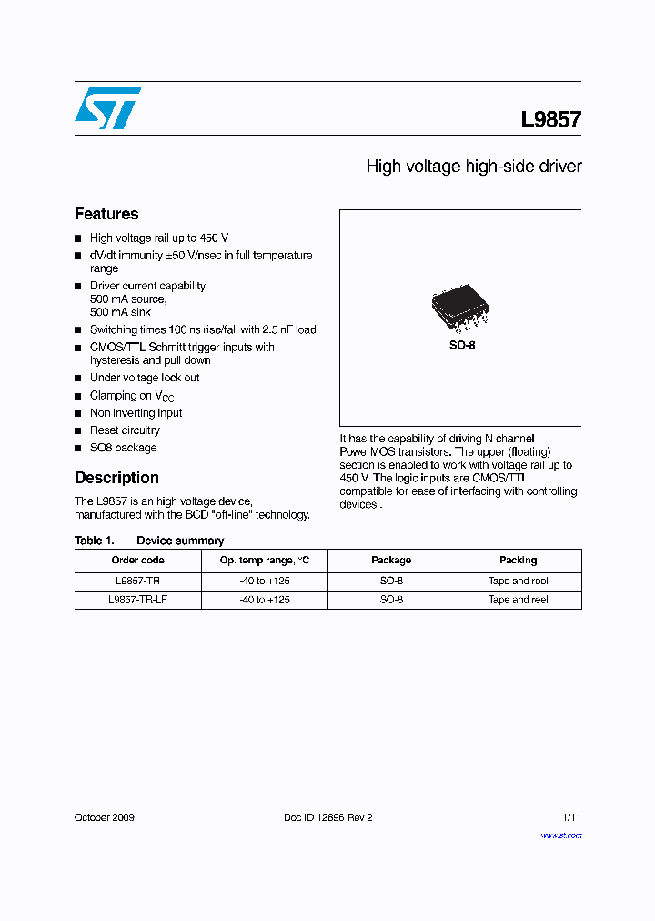 L9857-TR-LF_993123.PDF Datasheet
