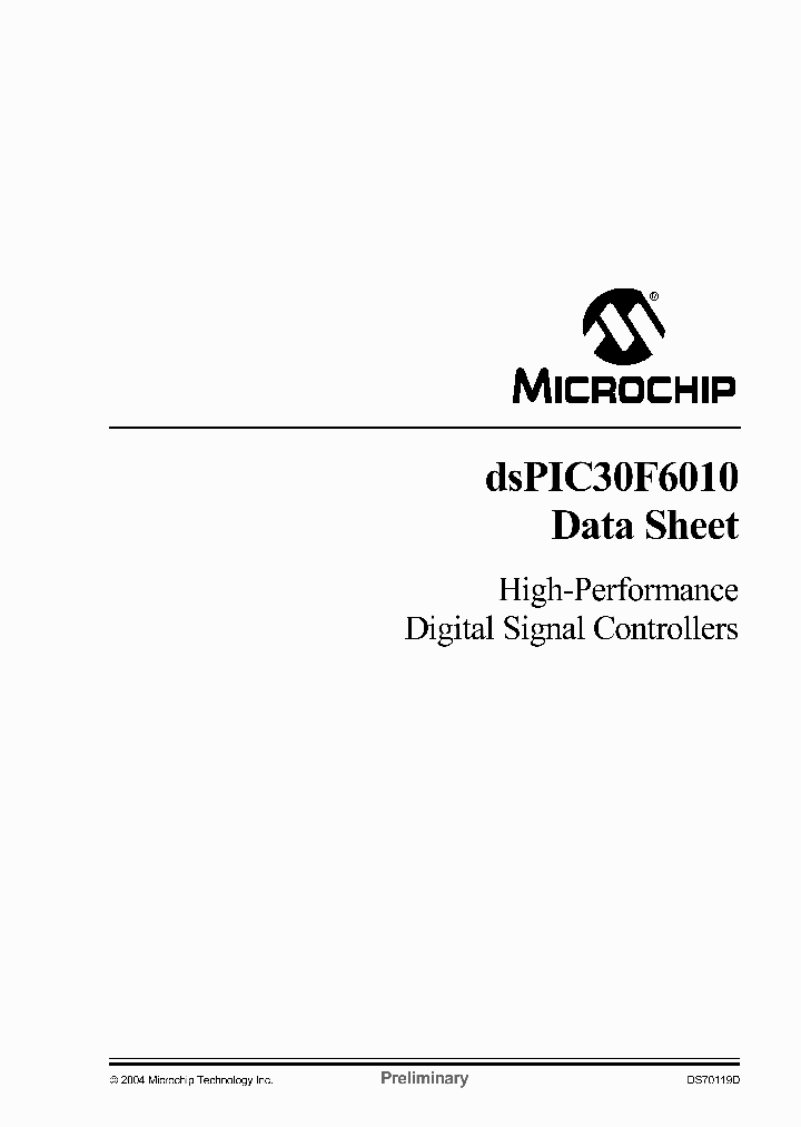 DSPIC30F6010FT-30ES_642367.PDF Datasheet