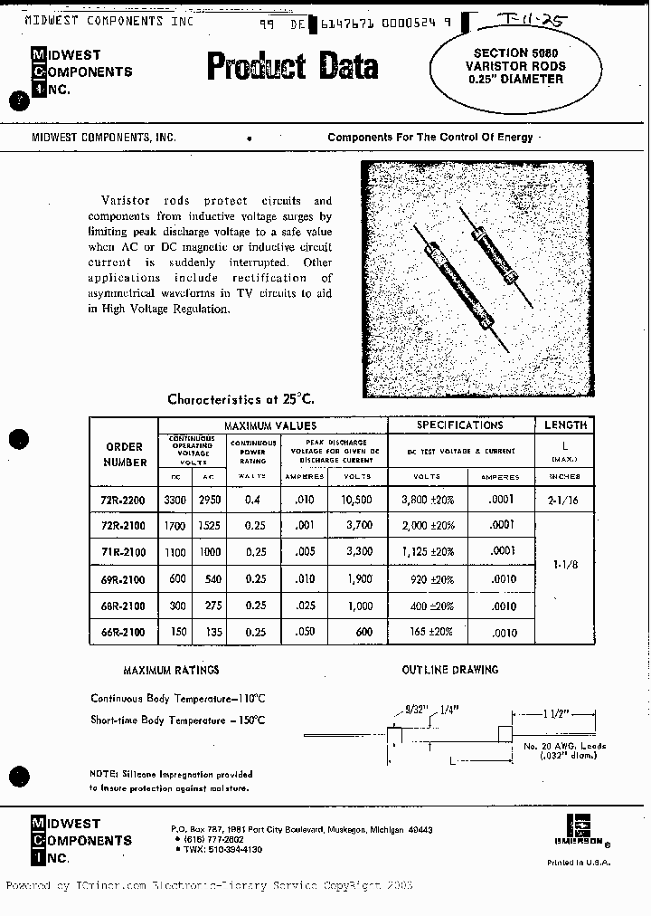 71R2100_642633.PDF Datasheet